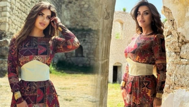 Şuşadakı geyimi diqqət çəkdi – FOTO