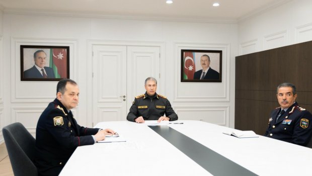 Qarabağda yanğın təhlükəsizliyi ilə bağlı polisə konkret tapşırıqlar VERİLDİ - FOTO