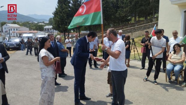 Ballıca kəndində 17 ailəyə evlərinin açarları təqdim edildi - FOTO