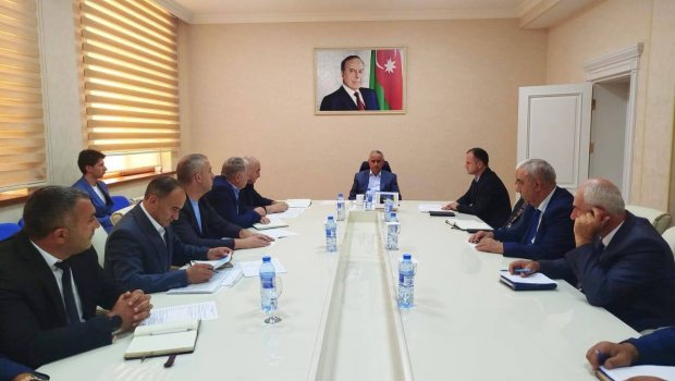 Qusarda suvarma sistemləri ilə bağlı problemlər MÜZAKİRƏ OLUNDU - FOTO