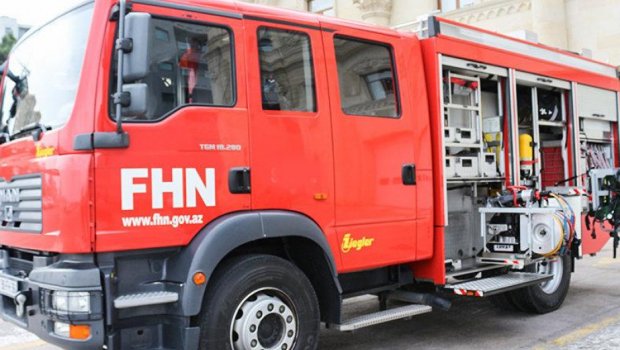 Dövlət Sərhəd Xidməti Aparatının inzibati binasında yanğın oldu