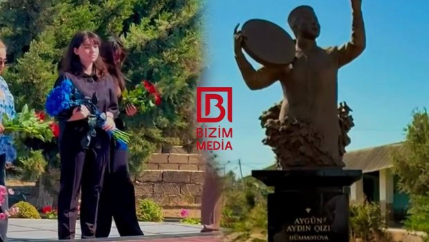 Aygün Bəylərin qızı anasının MƏZARI BAŞINDA - VİDEO