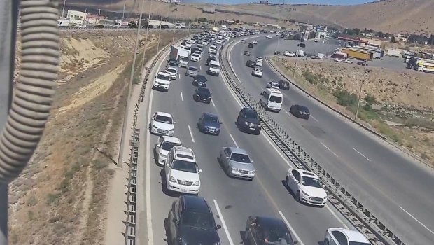 "Sədərək"dəki yanğın Kənar Dairəvi yolda SIXLIQ YARATDI