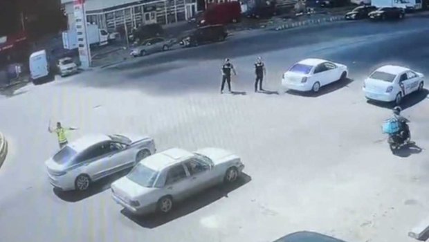 "Sədərək"dəki yanğın zamanı nəqliyyatın hərəkəti belə tənzimləndi - VİDEO