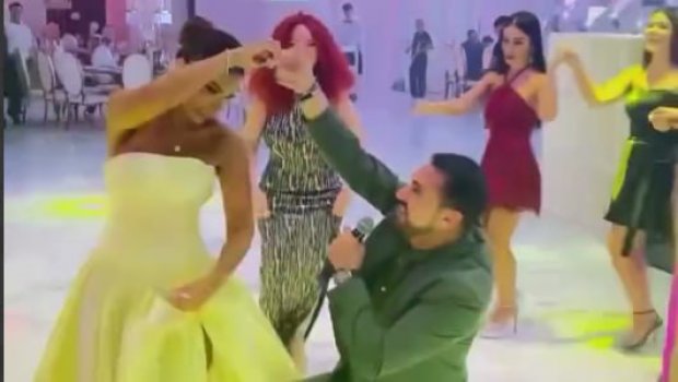 Afaq Gəncəlinin qardaşının toyundan VİDEO