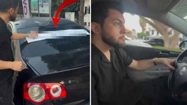 Boşanan kişinin avtomobilinə yazdığı sözlər gündəm oldu – FOTO