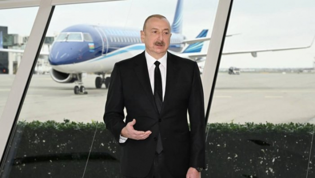 Prezident təyyarəmizin Rusiya tərəfindən vurulmasından DANIŞDI: “Atəş açılmamalı idi” - VİDEO