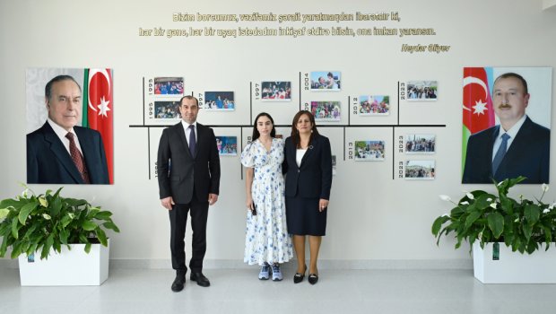 Leyla Əliyeva Şamaxıda inşa olunan körpələr evi-uşaq bağçalarının AÇILIŞINDA - FOTO
