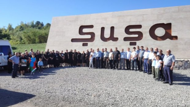 Şəhid ailələri Xankəndi və Şuşaya səfər etdilər - FOTO