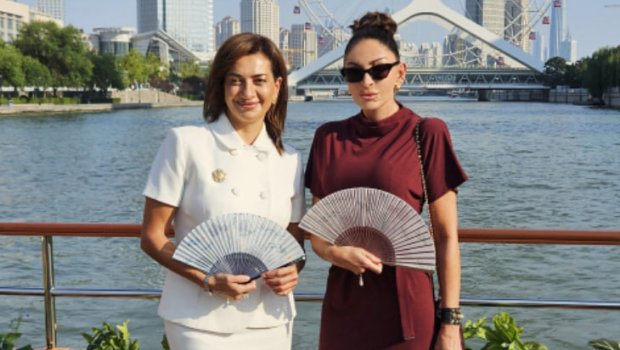 Mehriban Əliyeva ilə Anna Akopyan birgə şəkil çəkdirdi – FOTO