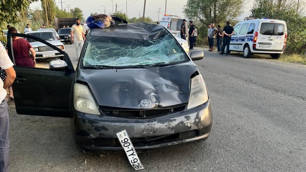 Lənkəranda maşın velosipedçini vuraraq öldürdü - FOTO
