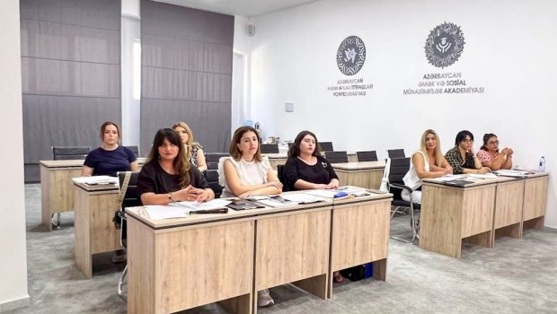 Əmək və Sosial Münasibətlər Akademiyasında təlimlər keçirildi – FOTO