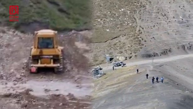 Dağlara aparan YOL – Fermerlər şəxsi büdcələri ilə ölüm riski olan əraziyə YOL çəkdilər – VİDEO
