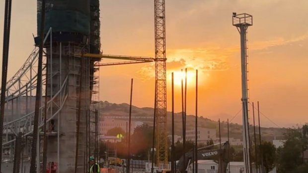 Yeni Şuşa məscidi belə inşa olunur – FOTO/VİDEO