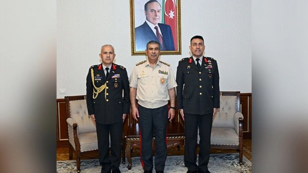Zakir Həsənov Türkiyənin yeni hərbi attaşesini qəbul etdi