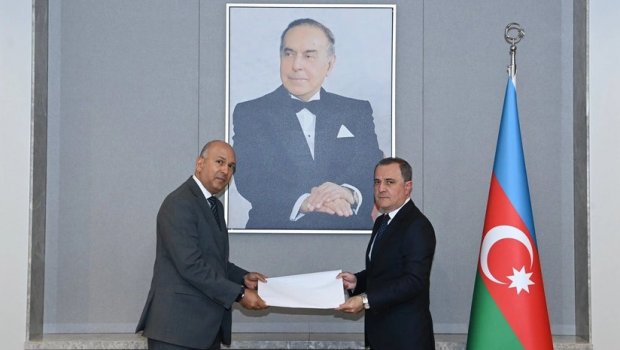 Ceyhun Bayramov Misirin yeni səfirinin etimadnaməsini qəbul etdi - FOTO