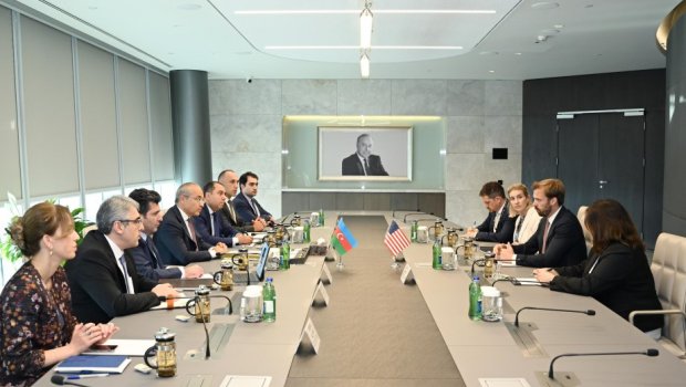 ABŞ Dövlət Departamentinin baş rəsmisi ilə əməkdaşlıq müzakirələri aparıldı - FOTO