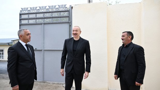 İlham Əliyev Xocalı rayonunun Seyidbəyli kəndində - FOTO