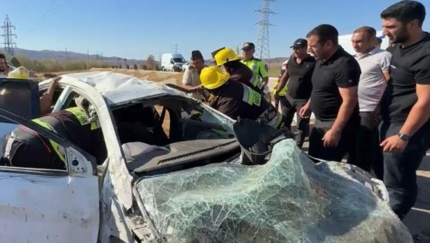 Culfa-Ordubad yolunda maşın aşdı - Sürücü köməksiz qaldı