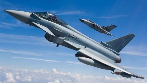 Britaniya Rusiya dronlarını Typhoon qırıcıları ilə vurmaqla hədələdi