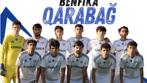 UEFA Gənclər Liqası: “Qarabağ” “Benfika”ya böyük hesabla uduzdu