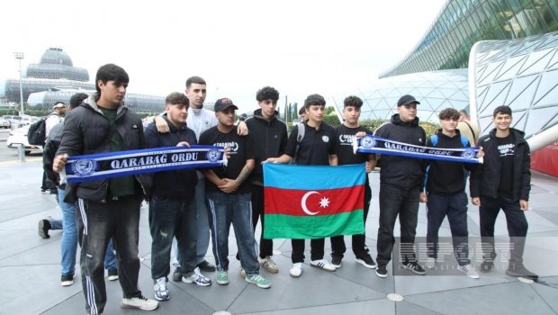 “Qarabağ” Bakıda coşqu ilə qarşılandı - VİDEO