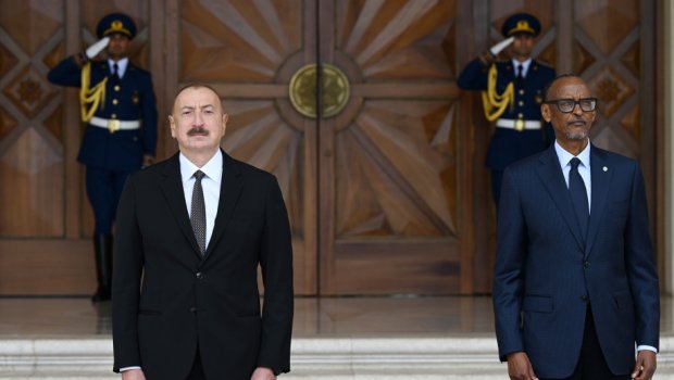 İlham Əliyev Ruanda Prezidentini belə qarşıladı – FOTO
