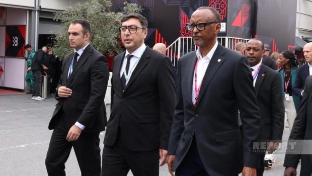 Ruanda Prezidenti Bakıdakı "Formula 1" yarışını izləyəcək - FOTO