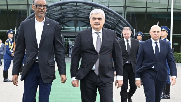 Ruanda Prezidentinin Azərbaycana səfəri başa çatdı