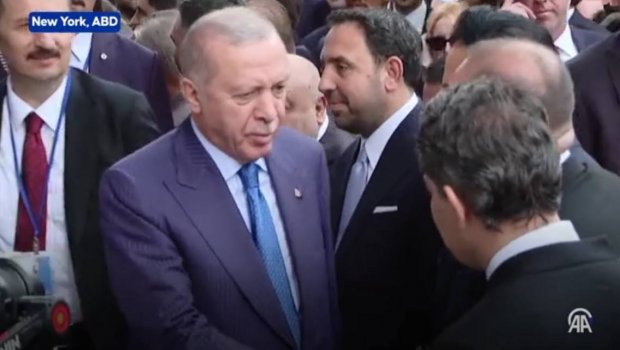 Ərdoğanı Nyu-Yorkda belə qarşıladılar - VİDEO