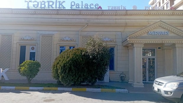 Bakıda şadlıq sarayında yanğın baş verdi - FOTO
