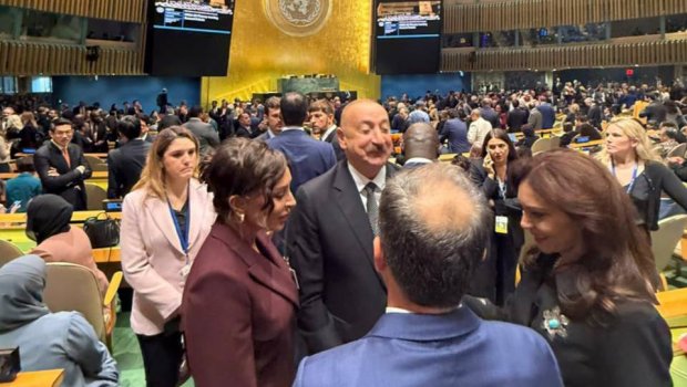 Prezident və birinci xanım BMT sessiyası çərçivəsində yüksəksəviyyəli müzakirələrdə iştirak etdilər
