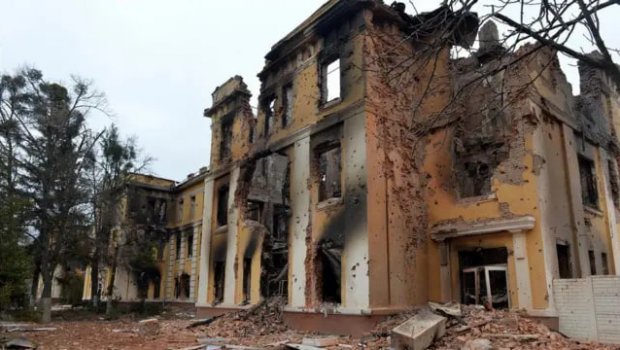Ukrayna ordusu Krımdakı sanatoriyaya hücum etdi – ANBAAN VİDEO