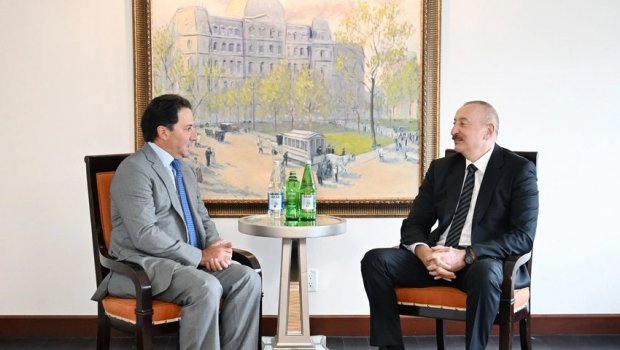 Prezident "Ares Management" qlobal investisiya şirkətinin həmtəsisçisi və baş icraçı direktoru ilə görüşüb - FOTO
