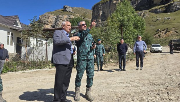Elçin Quliyev Qusarda palçıq püskürən əraziyə baş çəkdi - FOTO