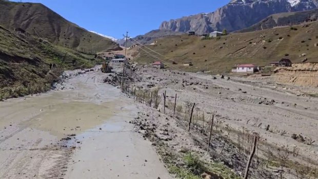 Ləzədə palçıq seli ilə bağlı SON VƏZİYYƏT – VİDEO