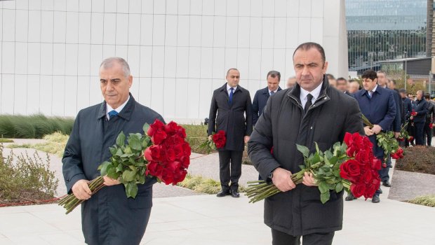 Xüsusi xidmət orqanlarının rəhbərləri Zəfər parkını ziyarət etdi – FOTO