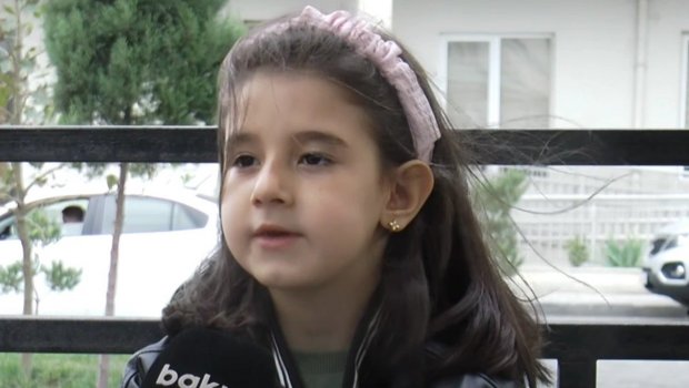 Prezidentlə görüşən balaca Nilay: “Yaxşı babadır, onu çox sevdim” - VİDEO