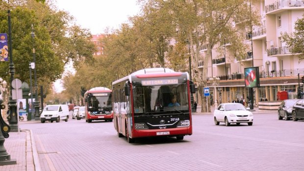 Gəncə sakinlərinə ŞAD XƏBƏR - Marşrut avtobusları yeniləndi - FOTO