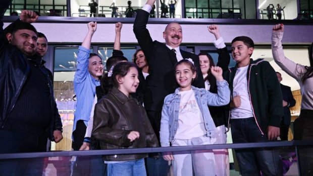 İlham Əliyev III MDB Oyunlarının açılış mərasimindən paylaşım etdi