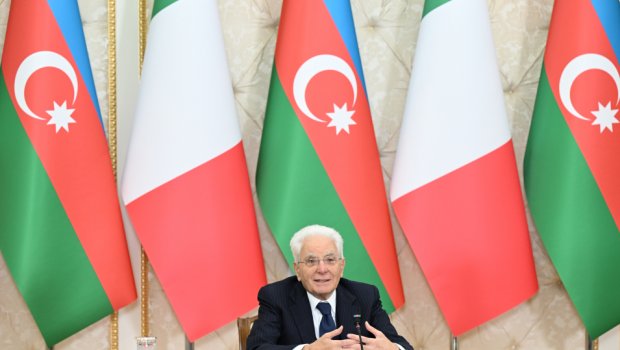 Sercio Mattarella: “Ölkələrimiz arasındakı strateji tərəfdaşlığa mühüm dəyər veririk”