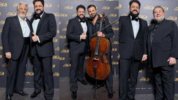Yusif Eyvazov İtaliyada məşhurlarla bir araya gəldi – FOTO