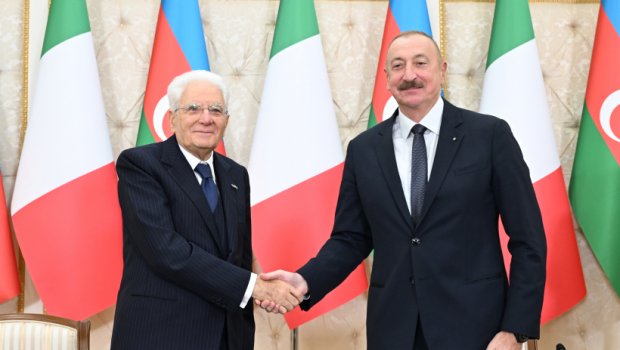 İlham Əliyev və Sercio Mattarella İtaliya-Azərbaycan Universitetinin AÇILIŞINDA