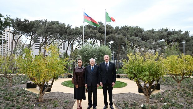 İlham Əliyev və Sercio Mattarella İtaliya-Azərbaycan Universitetinin AÇILIŞINDA - FOTO