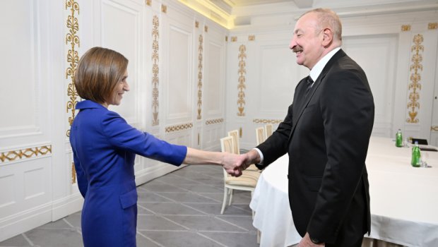 İlham Əliyev Maya Sandu ilə görüşdü – FOTO