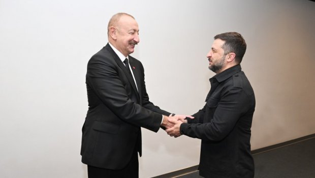 Zelenski humanitar yardıma görə İlham Əliyevə TƏŞƏKKÜR ETDİ