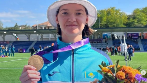 Xankəndidə qızıl medal qazanan qazaxıstanlı idmançı: “Şəhər xoşuma gəldi”