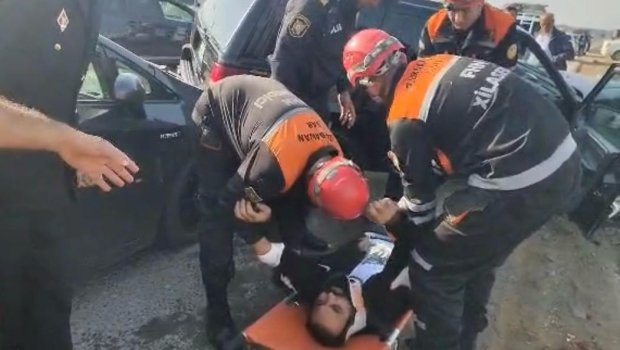 Lökbatanda zəncirvari QƏZA: Xəsarət alan var – FOTO/VİDEO