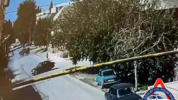Gəncədə piyadaların vurulduğu dəhşətli qəzanın ANBAAN VİDEOSU