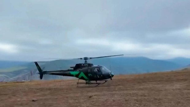 Azərbaycanda helikopterlə qızıl axtarılır – VİDEO